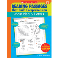 Scholastic Comprehension - Main Idea - Grades 2-3