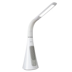 OttLite® Wellness Series SanitizingPro LED Desk Lamp And UV Air Purifier, 25"H, White