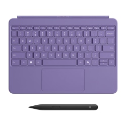Microsoft Surface Pro 12" Keyboard & Slim Pen Bundle, Compact, Violet, EP2-33104