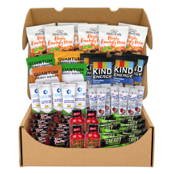 Snack Box Pros Energy Boost Snack Box, Box Of 60 Pieces