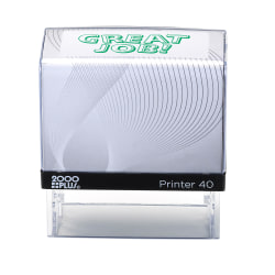 Custom 2000 PLUS® Self-Inking Stamp, P40, 13/16" x 2-3/16" Impression