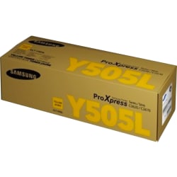 Samsung CLT-Y505L (SU514A) High Yield Laser Toner Cartridge - Yellow - 1 Each - 3500 Pages