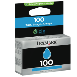 Lexmark™ 100 Cyan Ink Cartridge, 14N1013