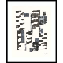 Amanti Art Overlap I by Courtney Prahl Wood Framed Wall Art Print, 33"W x 41"H, Black