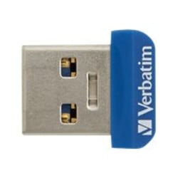 Verbatim Store 'n' Stay NANO - USB flash drive - 64 GB - USB 3.0 - blue