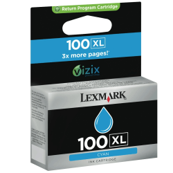 Lexmark™ 100XL High-Yield Cyan Ink Cartridge, 14N1054