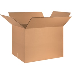Partners Brand Double-Wall Heavy-Duty Corrugated Cartons, 32" x 24" x 24", Kraft, Box Of 5