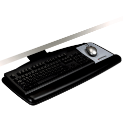 3M™ AKT90LE Adjustable Keyboard Tray, Black/Charcoal