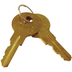 APG Cash Drawer PK-8K-A9 Key Set - Set of keys includes 2 keys with the A9 code - Works on all A9 locks