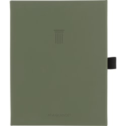 AT-A-GLANCE® Foundation Weekly/Monthly Planner, 5-1/2" x 8-1/2", Small, Green, Undated