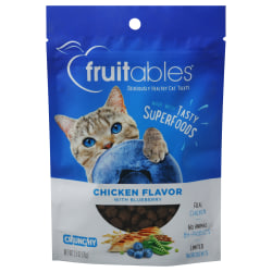 Fruitables Cat Treats, Chicken & Blueberry, 2.5 Oz, Total Qty 10