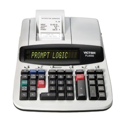 Victor PL8000 Heavy-Duty Commercial Thermal Printing Calculator With Prompt Logic™