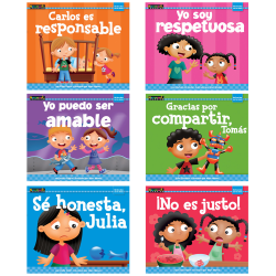 Newmark Learning MySELF Readers: I Get Along with Others, Spanish, Set Of 6 Books