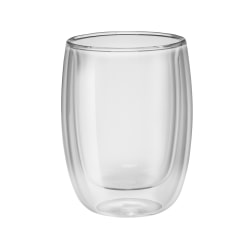 Zwilling Sorrento Double-Wall Glass Coffee Cup Set, 6.7 Oz, Clear, Set Of 2 Cups