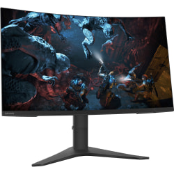 Lenovo G32qc-10 32" Class WQHD Curved Screen Gaming LCD Monitor - 16:9 - Black - 31.5" Viewable - Vertical Alignment (VA) - WLED Backlight - 2560 x 1440 - 16.7 Million Colors - FreeSync - 350 Nit - 4 ms - 120 Hz Refresh Rate - HDMI - DisplayPort