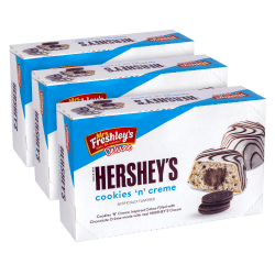 Hershey's Mrs. Freshley's Cookies & Cream Cakes, 28 Oz, 8 Cakes Per Pack, Set Of 3 Packs