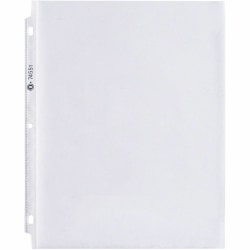 Business Source Top-Loading Poly Sheet Protectors - 11"x9"x 1.9 mil Thickness - 74551 - 100/Pack