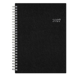 2027 Passages Solid Black Weekly/Monthly Notes Planner 5.875x8.625