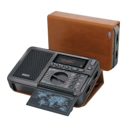 Eton Elite NELITEMINI Mini Portable AM/FM/Shortwave Radio With Carrying Pouch, 4-5/16"H x 2-3/4"W x 1/2"D