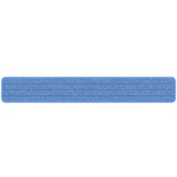 Gritt Commercial Premium Microfiber Hook & Loop Wet Mop Pad, 36", Blue