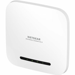 Netgear WAX214v2 Dual Band IEEE 802.11 a/b/g/n/ac/ax/e 1.80 Gbit/s Wireless Access Point - Indoor - 2.40 GHz, 5 GHz - Internal - 1 x Network (RJ-45) - Gigabit Ethernet - 18 W - Ceiling Mountable, Wall Mountable, Standalone
