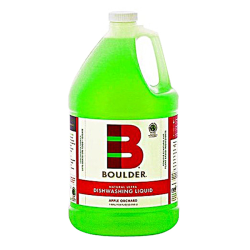 Boulder Clean BOULDER Dishwashing Liquid, 1 Gallon, Apple Orchard