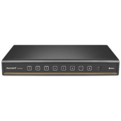 Vertiv Avocent Commercial MultiViewer KVM Switch | 8 port | Dual AC Power - Commercial Desktop KVM Switches | Commercial KVM Switch | Dual Head | Secure Keyboard | 4 to 8 Port | 3-Year Full Coverage Factory Warranty - Optional Extended Warranty Available
