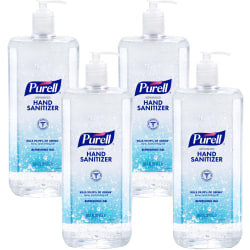 PURELL® Advanced Hand Sanitizer Refreshing Gel, Clean Scent, 1.5 Liter Pump Bottle (Pack of 4)
