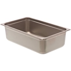 Hoffman Tech Browne 20-Gauge Stainless Steel Steam Table Pans, Full Size, Silver, Pack Of 12 Pans, 22006