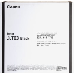 Canon T03 Original Laser Toner Cartridge - Black - 1 Each - 51500 Pages