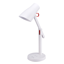 Bostitch® Office Qi Wireless Charging LED Desk Lamp, 17-1/2"H, White