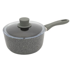 Zwilling Parma Plus 2-Piece Aluminum Nonstick Saucepan With Lid, 2.9-Quart, Gray