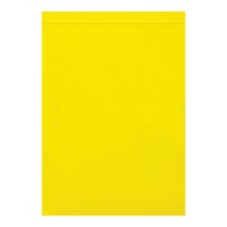 Partners Brand 2 Mil Colored Reclosable Poly Bags, 9" x 12", Yellow, Case Of 1000
