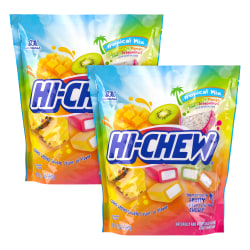 Hi-Chew Tropical Mix Stand-Up Pouches, 12.7 Oz, Total Qty 2