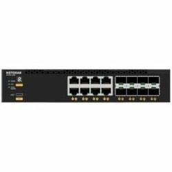 Netgear AV Line M4350-8X8F Ethernet Switch - 8 Ports - Manageable - 10 Gigabit Ethernet - 10GBase-X, 10GBase-T - 3 Layer Supported - Modular - 240 W Power Consumption - Optical Fiber - 1U High - Rack-mountable, Table Top - Lifetime Limited Warranty