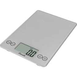 Escali Arti 157 Digital Food Scale - 15 lb / 7 kg Maximum Weight Capacity - Shiny Silver