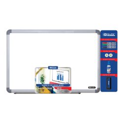 BAZIC Products Magnetic Dry-Erase Board Value Pack, 24" x 36", White, Gray Aluminum Frame