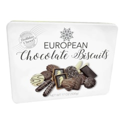 Original Gourmet European Cookies With Tin, 17.6 Oz