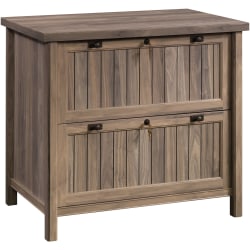 Sauder® Costa 34"W Lateral 2-Drawer File Cabinet With Locking Drawers, Washed Walnut