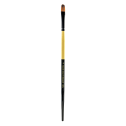 Dynasty Long-Handled Paint Brush 1526FIL, Size 6, Filbert Bristle, Nylon, Multicolor