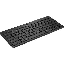 HP 355 Compact Multi-Device Bluetooth Keyboard - Wireless Connectivity - Notebook, Desktop Computer, Tablet, Smartphone - PC, Mac - Plunger Keyswitch - AAA Battery Size Supported