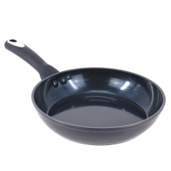 Oster Hawke Aluminum Ceramic Nonstick Frying Pan, 9-1/2", Dark Blue
