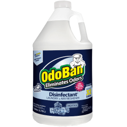 OdoBan Odor Eliminator Disinfectant Concentrate, Night Ice Scent, 128 Oz, Clear