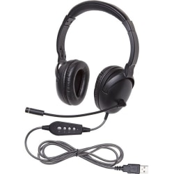 Califone NeoTech Plus 1017MUSB Headset - Stereo - USB - Wired - 32 Ohm - 20 Hz to 20 kHz - Over-the-head - 1017MUSB