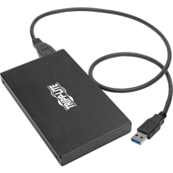 Tripp Lite USB 3.1 Gen 1 (5 Gbps) SATA SSD/HDD to USB-A Enclosure Adapter with UASP Support - Storage enclosure - 2.5" - SATA 6Gb/s - 600 MBps - USB 3.1 (Gen 1) - black