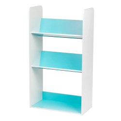 IRIS 2-Tier Storage Shelf With Footboard, Blue