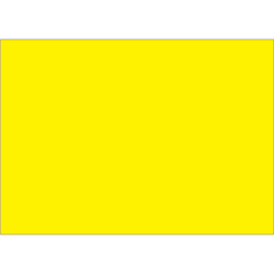 Tape Logic® Write™On Inventory Labels, DL639L, Rectangle, 5" x 7", Fluorescent Yellow, Roll Of 500