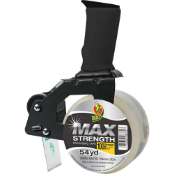 Duck Brand Max Strength Packaging Tape Dispenser Gun - Foam - Clear - 1 Each