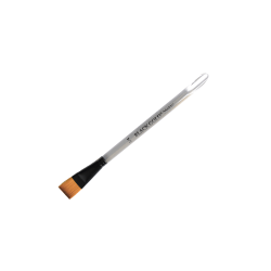 Dynasty Paint Brush, 3/4", Flat Bristle, Synthetic, Clear