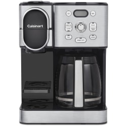 Cuisinart™ 2-N-1 12-Cup Programmable Coffee Center, Black/Chrome